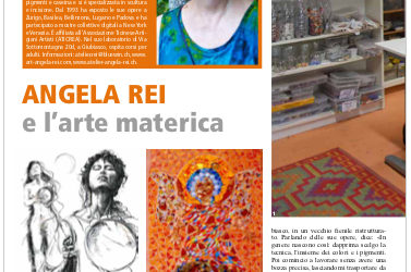 Rivista LA TURRITA: MICROFONO APERTO Angela Rei e l’arte materica