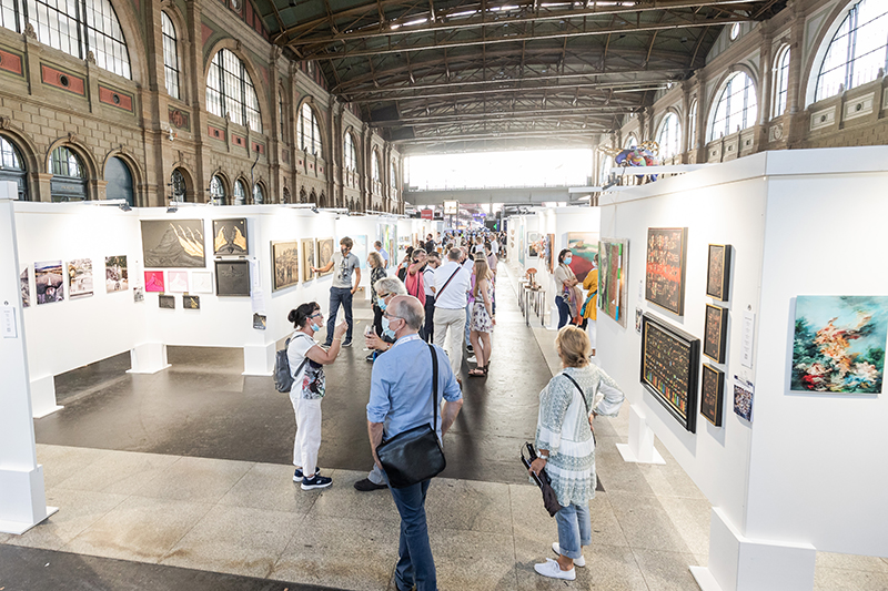 Esposizione Collettiva hall stazione centrale Zurigo - Angela Rei Buob Esposizione Collettiva hall stazione centrale Zurigo - Angela Rei Buob
