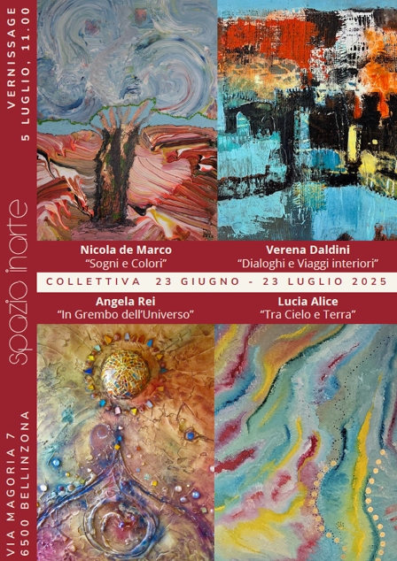 Mostra collettiva Bellinzona 2025 locandina Mostra collettiva Bellinzona 2025 locandina